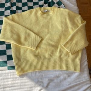 Zara sweater yellow oversized